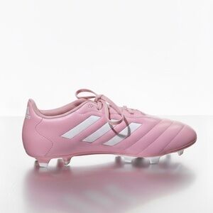 Adidas Light Pink Cleats with White Stripes